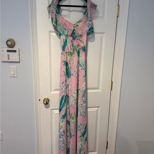 Lilly Pulitzer Zadie Coral Reef Tint Maxi MCC Dress